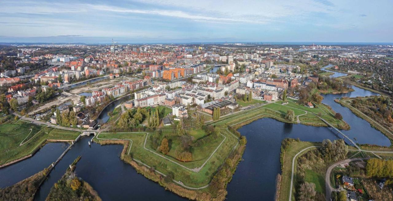 Patio Riverfront Aparthotel Gdaňsk Exteriér fotografie